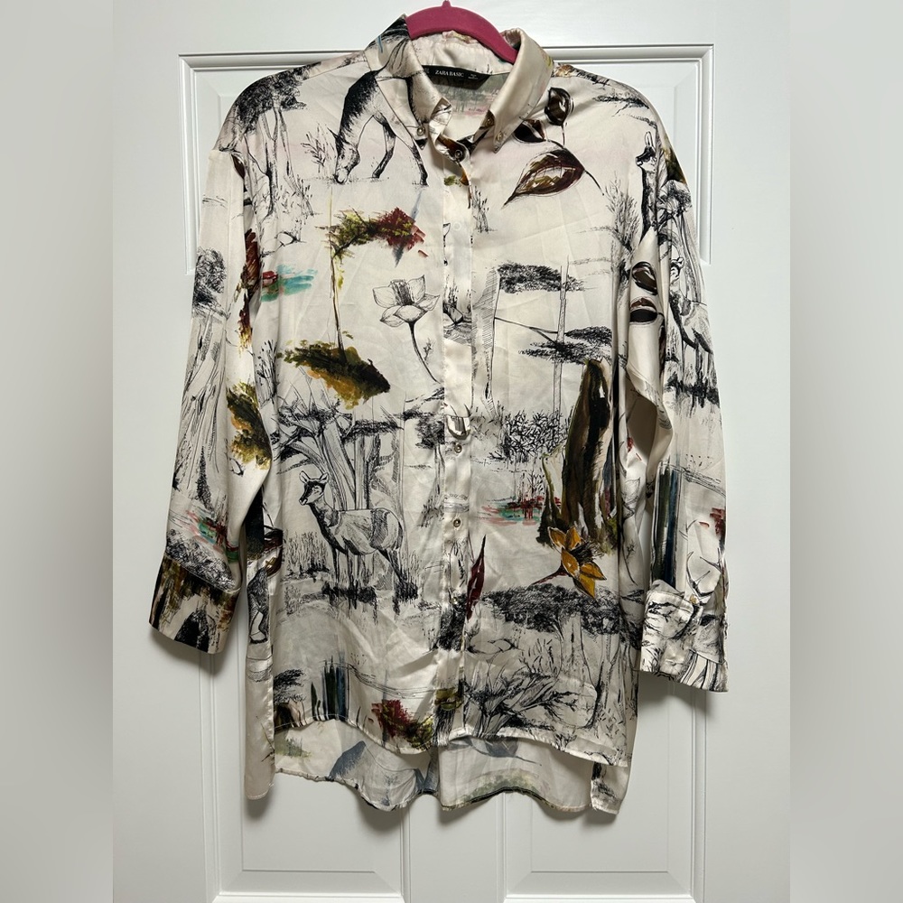 Zara blouse, size small, beautiful design